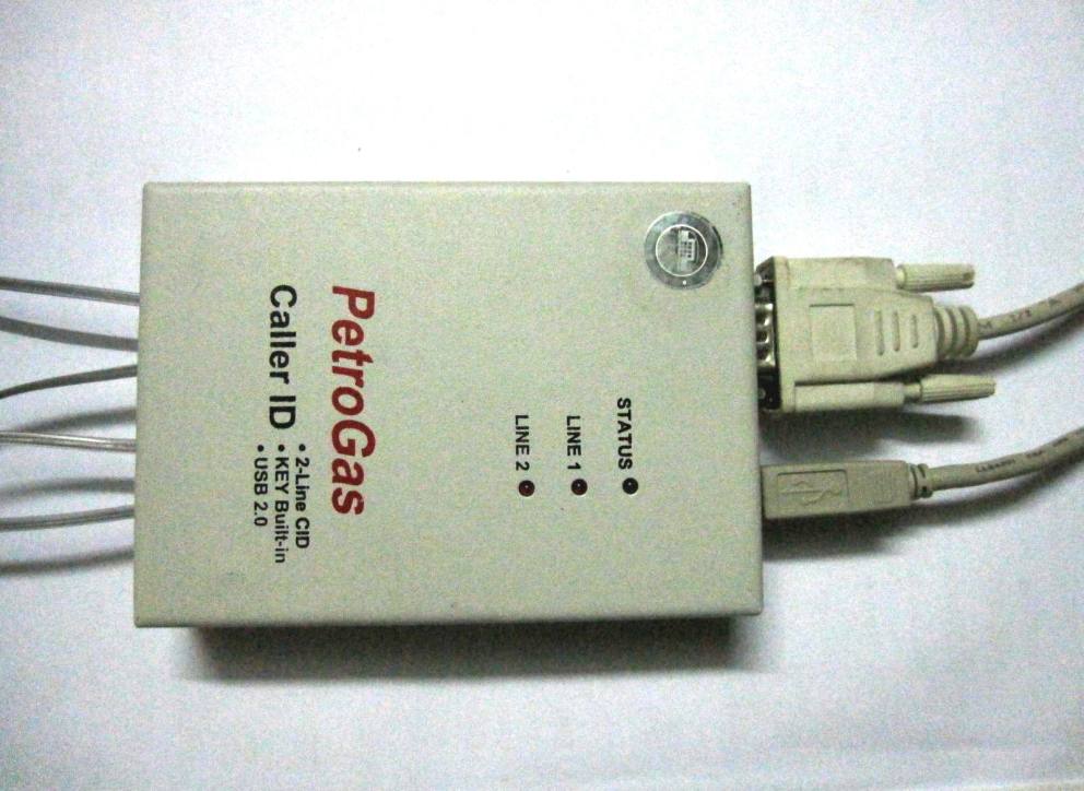 Modem hiển thị số điện thoại gọi đến 2 line PetroGas